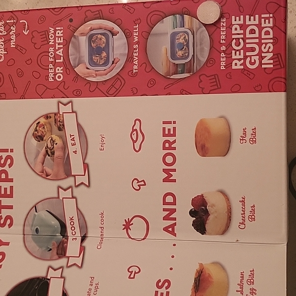 DASH Deluxe Sous Vide Style Egg Bite Maker with Silicone Molds AQUA - Picture 8 of 15